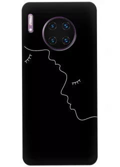 Чехол для Huawei Mate 30 Pro 5G - Романтичный силуэт