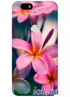 Чехол для Huawei Nexus 6P - Цветочки
