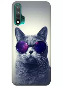 Чехол для Huawei Nova 5 - Кот в очках
