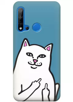 Чехол для Huawei Nova 5i - Кот с факами