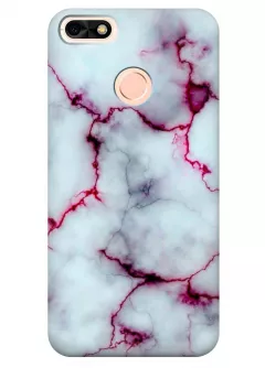Чехол для Huawei Nova Lite 2017 - Розовый мрамор