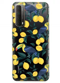 Чехол для Huawei P Smart 2021 - Туканы и лимоны