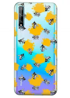 Прозрачный чехол для Huawei P Smart S - Пчелы