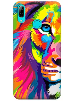 Чехол для Huawei P Smart 2019 - Красочный лев