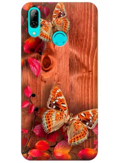Чехол для Huawei P Smart 2019 - Бабочки на дереве