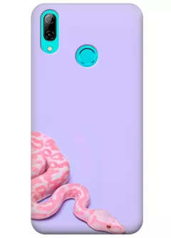 Чехол для Huawei P Smart 2019 - Розовая змея