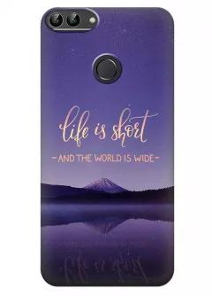 Чехол для Huawei P Smart - Life is short