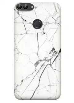 Чехол для Huawei P Smart - White marble