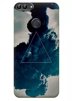 Чехол для Huawei P Smart - Треугольник в дыму