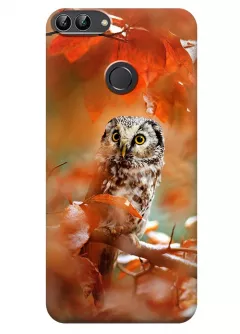 Чехол для Huawei P Smart - Осенняя сова