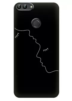 Чехол для Huawei P Smart - Романтичный силуэт