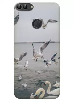 Чехол для Huawei P Smart - Морские птицы
