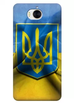 Чехол для Huawei Y5 2017 - Флаг и Герб Украины