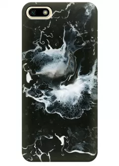 Чехол для Huawei Honor 7A - Всплеск мрамора