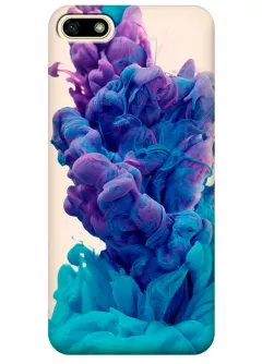 Чехол для Huawei Y5 Prime 2018 - Фиолетовый дым