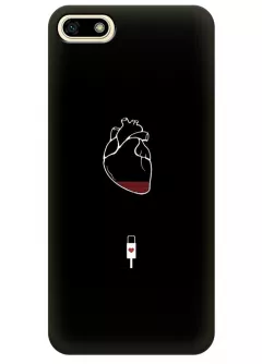 Чехол для Huawei Honor 7S - Уставшее сердце