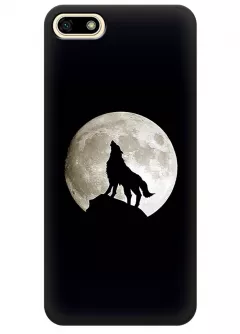 Чехол для Huawei Honor 7A - Воющий волк
