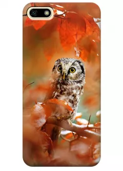 Чехол для Huawei Honor 7A - Осенняя сова