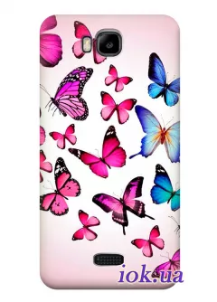 Чехол для Huawei Y5C - Бабочки