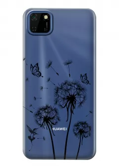 Чехол прозрачный для Huawei Y5p - Одуванчики