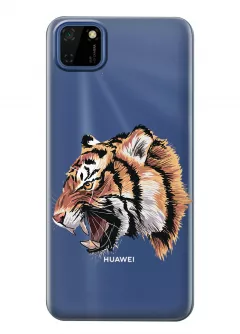Чехол прозрачный для Huawei Y5p - Тигр