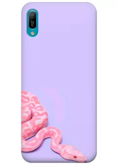 Чехол для Huawei Y6 Pro 2019 - Розовая змея