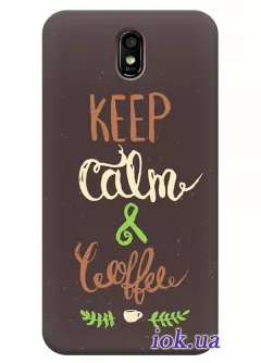 Чехол для Huawei Y625 - Keep Calm & Coffe