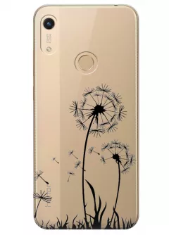 Прозрачный чехол на Huawei Y6s - Одуванчики