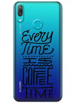Чехол для Huawei Y7 (2019) - Coffee Time