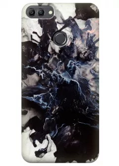 Чехол для Huawei Y9 (2018) - Взрыв мрамора