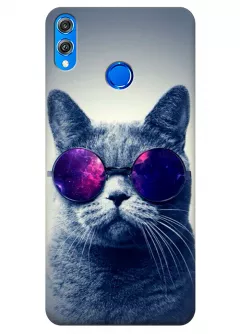 Чехол для Huawei Honor 8X - Кот в очках