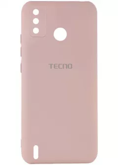 Чехол Silicone Cover My Color Full Camera (A) для TECNO Spark 6 Go, Розовый / Pink Sand