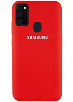 Чехол Silicone Cover Full Protective (AA) для Samsung Galaxy M30s / M21, Красный / Red