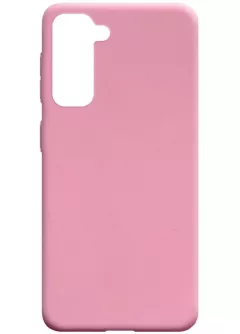 Силиконовый чехол Candy для Samsung Galaxy S21, Розовый