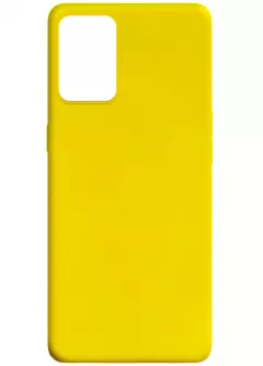 Силиконовый чехол Candy для Oppo A54 4G / A16 4G / A16s, Желтый