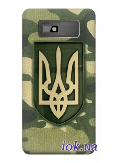 Чехол для HTC Desire 600 - Военный герб 