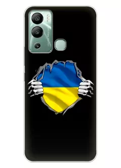 Чехол на Infinix Hot 12i (X665) для сильного духом народа Украины
