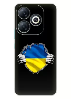 Чехол на Infinix Smart 8 для сильного духом народа Украины