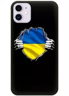 Чехол на iPhone 11 для сильного духом народа Украины