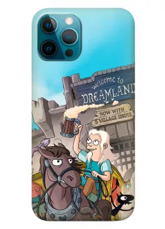 Наладка для iPhone 12 Pro Max из силикона - Disenchantment Разочарование Welcome to Dreamland Бин с пивом скачет на коне