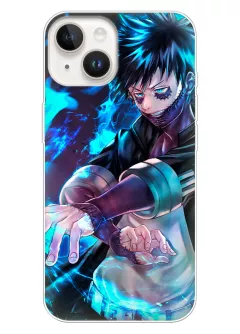 Чехол для iPhone 14 - Магическая атака Даби, Моя геройская академия My Hero Academia 