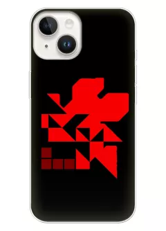 Чехол для iPhone 14 - Евангелион Evangelion NERV Red Logo вектор-арт 