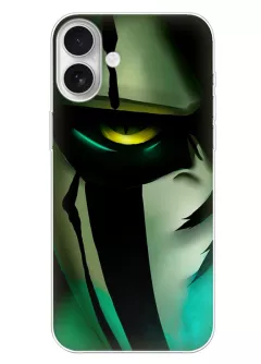 iPhone 16 Plus чехол - Блич Bleach огненный глаз воина Улькиорра Сифер