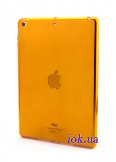 Прозрачный силиконовый чехол для iPad Air, оранжевый