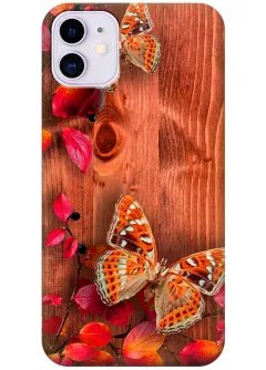 Чехол для iPhone 11 - Бабочки на дереве