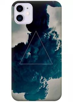 Чехол для iPhone 11 - Треугольник в дыму