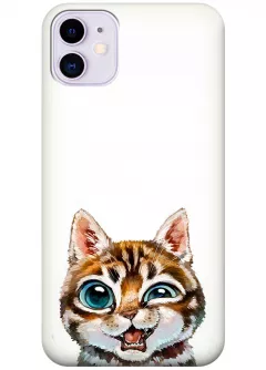 Чехол для iPhone 11 - Эмодзи кот