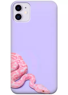 Чехол для iPhone 11 - Розовая змея