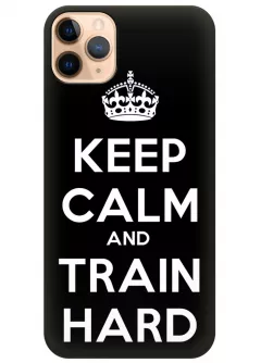 Чехол для iPhone 11 Pro Max - Train hard