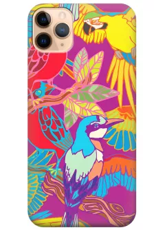 Чехол для iPhone 11 Pro Max - Попугаи